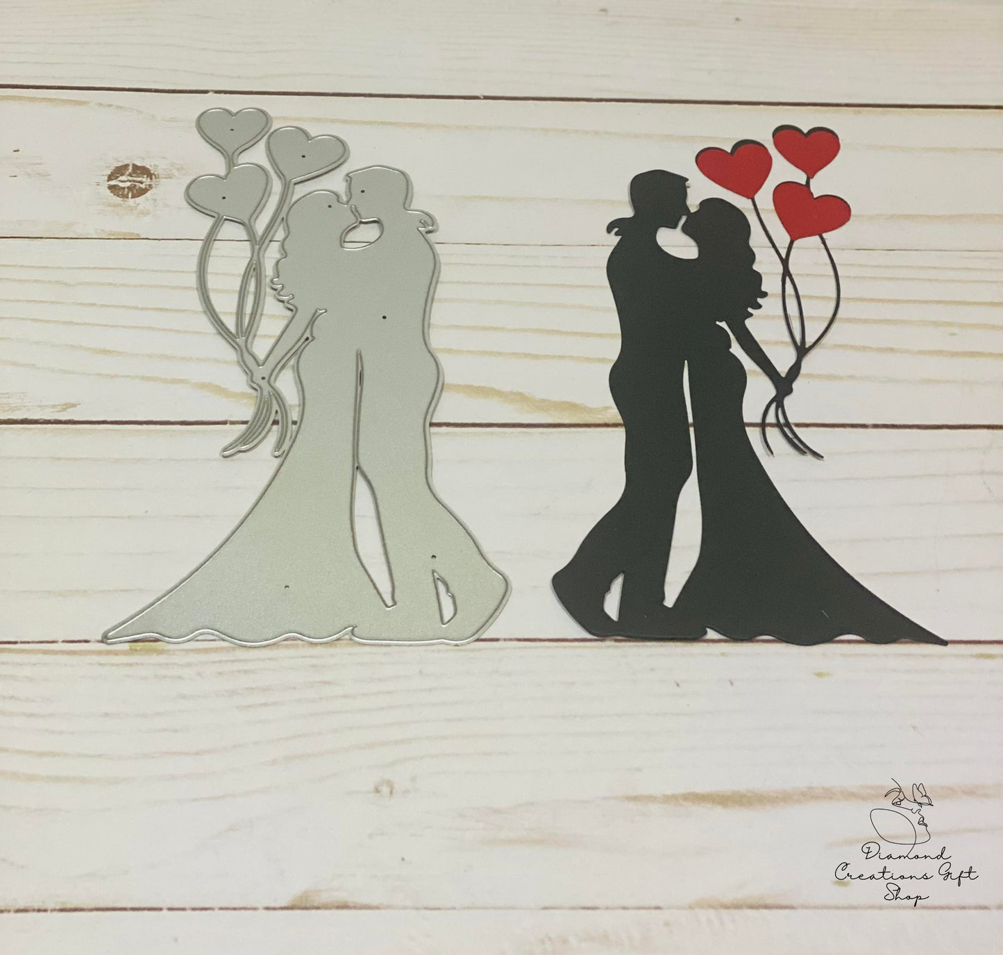 L1009 Kissing Couple Die *** Troquel de Enamorados
