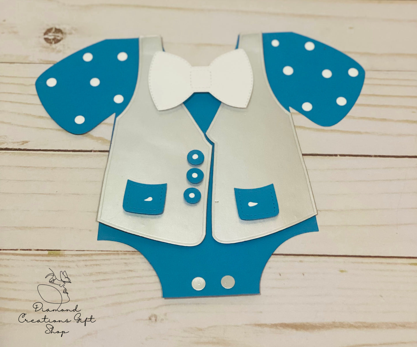 R1602 Baby Boy Onesie Die  *** Troquel de Traje de Niño