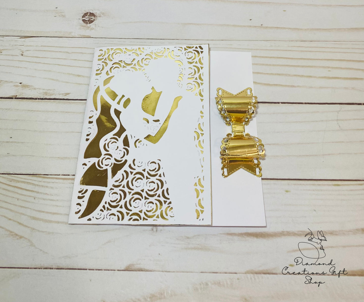 M 1115 Wedding Couple Die *** Troquel de Invitación de Boda