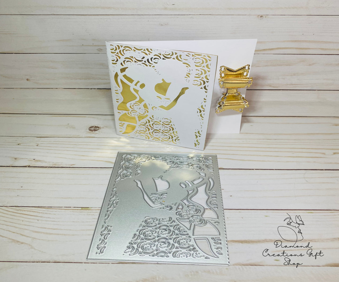 M 1115 Wedding Couple Die *** Troquel de Invitación de Boda