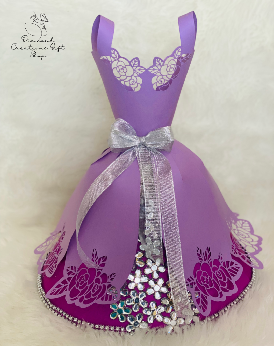 O1301 Rose Dress Corset Die *** Troquel de Vestido y Petalo de Rosas